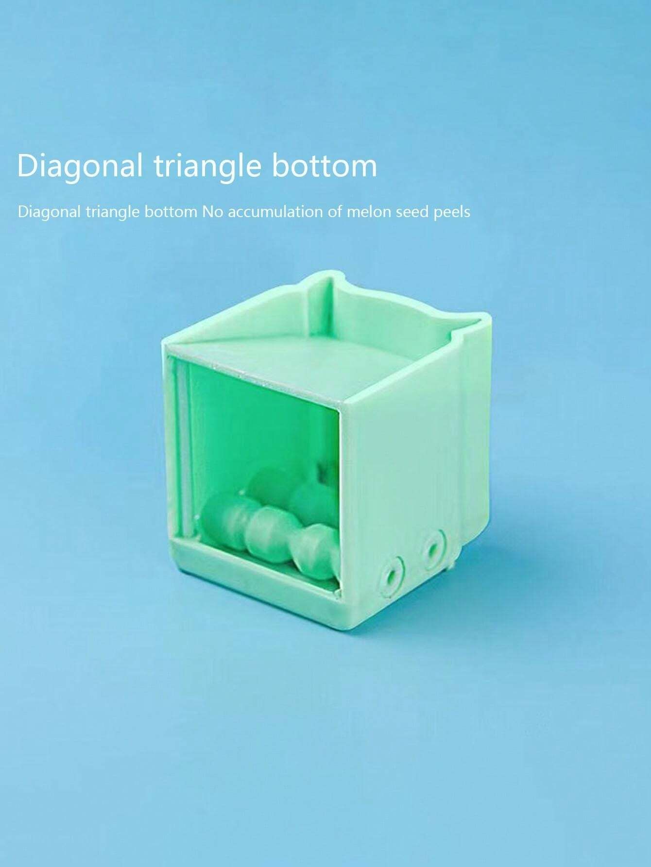 1pc Cartoon Watermelon Seed Mini Plastic Toy, Small & Portable, Cute