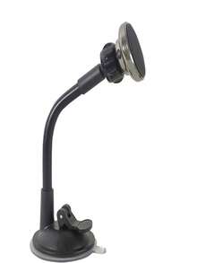 Uchwyt samochodowy na telefon, mocny uchwyt magnetyczny z przyssawką do nawigacji samochodowej - Czarne - Zobacz 3