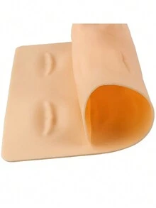 1 件硅胶纹身皮、面部眉妆模具、3D 永久化妆练习皮、初学者硅胶纹身练习皮