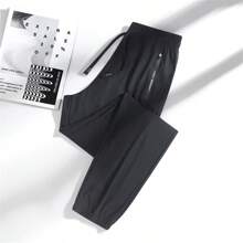 1 Quần thể thao lụa mỏng mùa hè dành cho nữ có còng co giãn - Xám - Xem 3