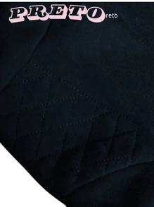 Women Winter Coats - Black and White - View 5