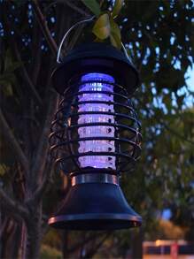 1pc, Solar Powered Mosquito Trap Cordless Garden Lamp - Waterproof & Portable &  Insect Killer - Perfect For Mosquitoes/Moths/Flies, Pest Control, Apartment Essentials, Household Gadgets