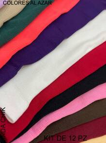 Kit de 12 blusas de tirantes para dama - Multicolor - Ver 3