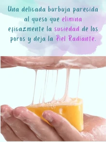 Jabón de queso, anti acne, limpia el rostro, elimina espinillas y barros, hidrata y minimiza poros para rostro y cuerpo skincare tabletas de jabón de queso - planta fotoplasmina y extracto de propóleos ácaros faciales, limpia en profundidad el rostro y el cuerpo, nutre, ilumina, calma, hidrata, exfoliante, contrae los poros, cuidado facial, cuidado de la pie - 2 Piezas - Ver 2