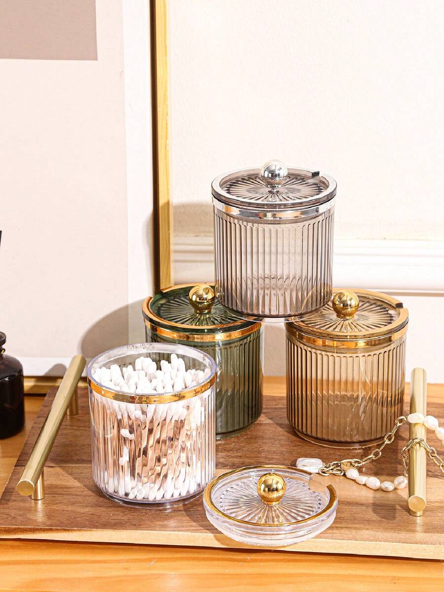 European-Style Highly Attractive Home Living Room Storage Jar With Lid - Multicolor - View 1