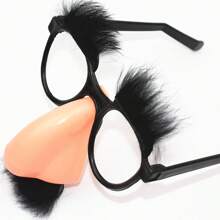 1 pieza Lentes de Disfraz con Nariz Grande, Cejas y Bigote, Accesorio de Fiesta Divertido, Genial para Fiestas de Cumpleaños y Carnaval - Multicolor - Ver 11