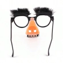 1 pieza Lentes de Disfraz con Nariz Grande, Cejas y Bigote, Accesorio de Fiesta Divertido, Genial para Fiestas de Cumpleaños y Carnaval - Multicolor - Ver 10