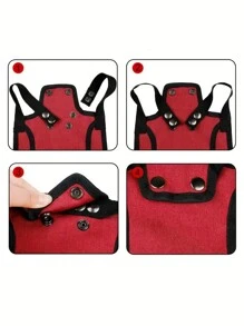 Adjustable Rooster Hen Saddle With Wing Protectors For The Back, Outdoor Cold-Proof Hen Saddle Chicken Vest - Multicolor - View 7