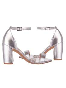 Munita Women Heeled Sandals - Silver - View 3