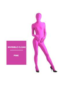 Traje ajustado para escenario, ropa para actuaciones de color negro invisible - Negro - Ver 6