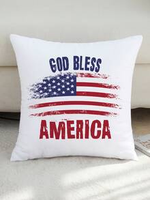 1個日靠墊套，現代風格短毛絨數字印花靠墊套，適用於客廳臥室家居裝飾 - 彩色 - 查看 4