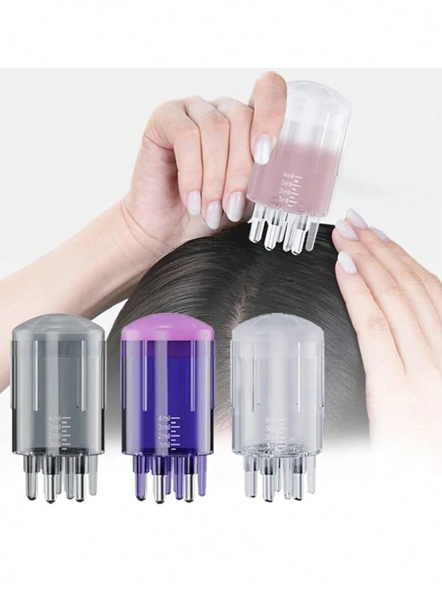 Dụng cụ bôi dầu tóc Dụng cụ bôi da đầu Lược chải chân tóc Chai mát xa da đầu cho thuốc Serum Dụng cụ bôi da đầu Bàn chải tóc - Nhiều màu - Xem 1