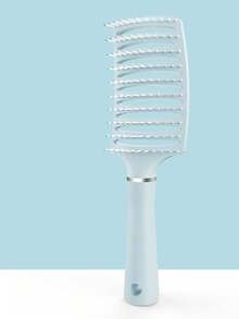 (FD59565275)大肋梳卷发梳子背头发蓬松造型神器气囊梳按摩大弯梳美发梳子美容尖尾梳化妆师尖尾鬃毛梳发盘造型长短密齿梳 美发师女生日常用梳子3件套装Pp材质1件 - 藍色 - 查看 3