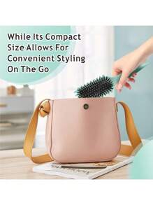 1 Pc Lifesunny Curl Brush,  Defining Brush, Define Styling Brush, Curl Defining Brush, Curly Hair Brush For Detangling, Separating, Shaping And Defining Curls - Hot Pink - View 7