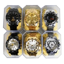 Men Quartz Watches - 杏色 - 查看 5