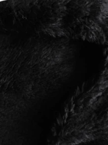 Women Winter Coats - Black and White - View 6