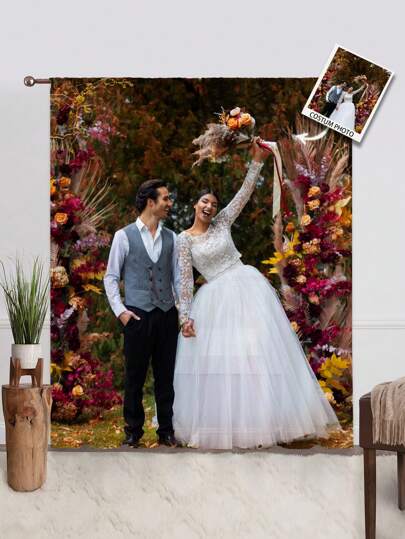 1pc Custom Photo Curtains, Personalized Curtains With Photo And Text, Curtains Photo Collage, Custom Dog Curtains, Personalized Dog Curtainss, Personalized Throws Curtains, Dog Picture Curtains, Collage Curtains, Best Friend Photo Curtains, Cozy Curtains, Family Photo Gift, Wedding Gift, Birthday Gifts, Mother's Day Gift, Father's Day Gift, Gift For Mom/Dad, Gift For Friend, Gift For Her