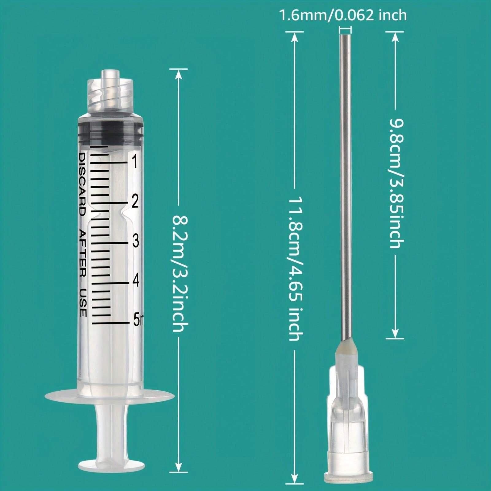 3M/10ML/20ML Ink Syringe With Tip Needle And Luer Lock. Suitable For Refilling Fountain Pen Ink