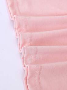 1 Stück für Kleine Mädchen lässige Mode lustig Igel Muster Rundhals Kurzarm T-Shirt, geeignet für Frühling, Sommer und Herbst Mode Kleidung