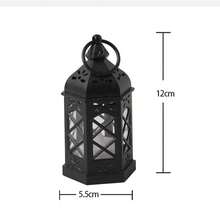 LED Wind Light Retro Candle Lamp Little Horse Lamp Children Portable Lamp Desktop Atmosphere Decoration - Black - View 4