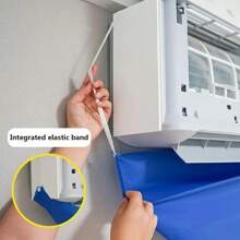 (3pcs/Set) Home Air Conditioner Cleaning Drain Bag, AC Drain Bag, Wall Mounted Indoor Unit Cleaning Water Collection Bag Set