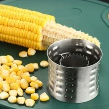 1入不費力地用這款不銹鋼玉米穗剝皮器剝玉米穗! - 銀色 - 查看 1