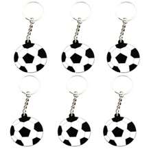 24pcs Luminous Football Pendant Keychain Reflective Keyring For Sports Enthusiasts, Suitable As Bag Pendant Or Key Holder For Men And Women Car Accessories Bag Charm Backpack For School