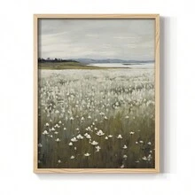 Ready To Hang Vintage Landscape XXXII -Framed Print Comes With 8x10 Solid Wood Walnut Frame-Vintage Décor-Home Décor-Wall Art-Décor-Framed Art-Picture Frame-Posters - 自然的 - 查看 1