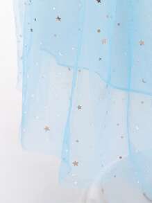 Young Girls Sequin Ombre Birthday Princess Tulle Dress