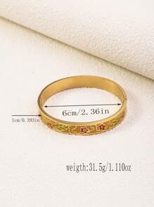 1 Stück Damen Design personalisiertes neues edles Email Edelstahl Armband, geeignet als Geschenk für weibliche Freunde