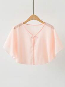 1 peça Xaile de Proteção Solar para Mulheres, Cobertura Fina Aleatória Simples e Fashion para Camisole, Cobertura para Vestidos de Verão