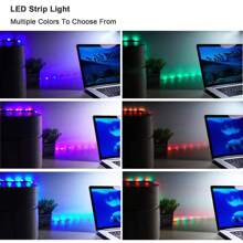 1 Rolle von 1m/3.3ft~15m/49.2ft batteriebetriebene LED-Streifenlichter (ohne Batterie), RGB-Farbwechsel, flexibles batteriebetriebenes LED-Licht, 3-Knopf-Controller für Schlafzimmer, Tisch, Zuhause, Raum, TV-Camping und DIY-Dekoration