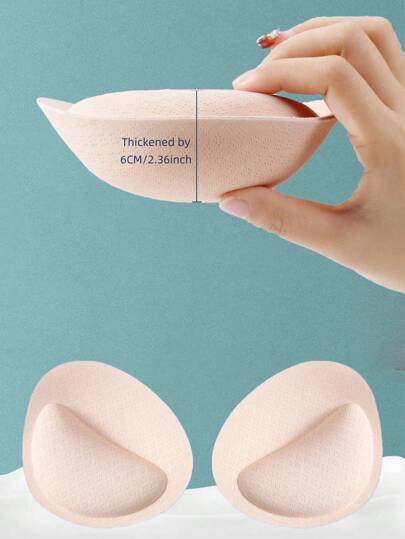 Thickened 6cm Underwear Cup, Small Breast Padding, Removable And Washable Push-Up Breast Pad Inserts To Increase Padding, Underwear And Bra Accessories