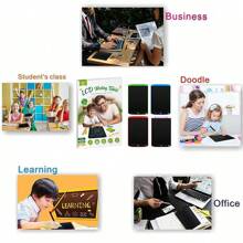 1PC 8,5/12 inch LCD-schrijftablet voor 3-8 jarigen Elektronisch tekenblok en krabbelbord Educatieve verjaardagscadeaus voor meisjes en jongens