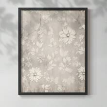 Ready To Hang Vintage Floral Print IV -Framed Print Comes With 8x10 Solid Wood Walnut Frame-Vintage Décor-Home Décor-Wall Art-Décor-Framed Art-Picture Frame-Posters