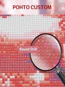 Custom Adult Diamond Painting Kit, Personalized Photo Full Drill Diamond Painting, 5D Diamond Gem Painting, Round Diamond Art Wall Decoration Gift