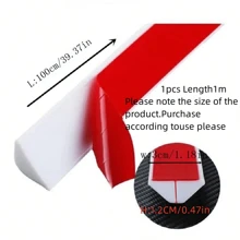 1 件 1 米/2 米浴室门槛止水条、软橡胶厨房台面阻水条、浴室防水密封胶、厕所地漏密封胶、自粘门隔音防风防水密封胶带、贴纸、墙贴、家居装饰乙烯基贴纸、春季装饰品让您的家焕然一新、拉玛装饰贴纸