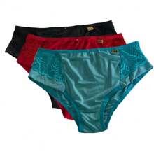 Plus Size Panties - 灰色 - 查看 2