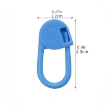 50pcs Knitting Stitch Markers Crochet Locking Stitch Counter Weave Sewing Tools - Purple - View 6