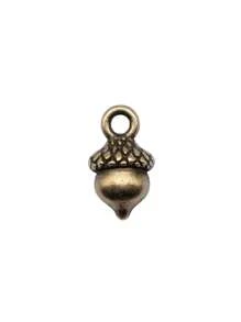 15pcs/Bag 13x7mm 3D Acorn Charms Pendant For DIY Necklace, Bracelet DIY Jewelry Making Accessory