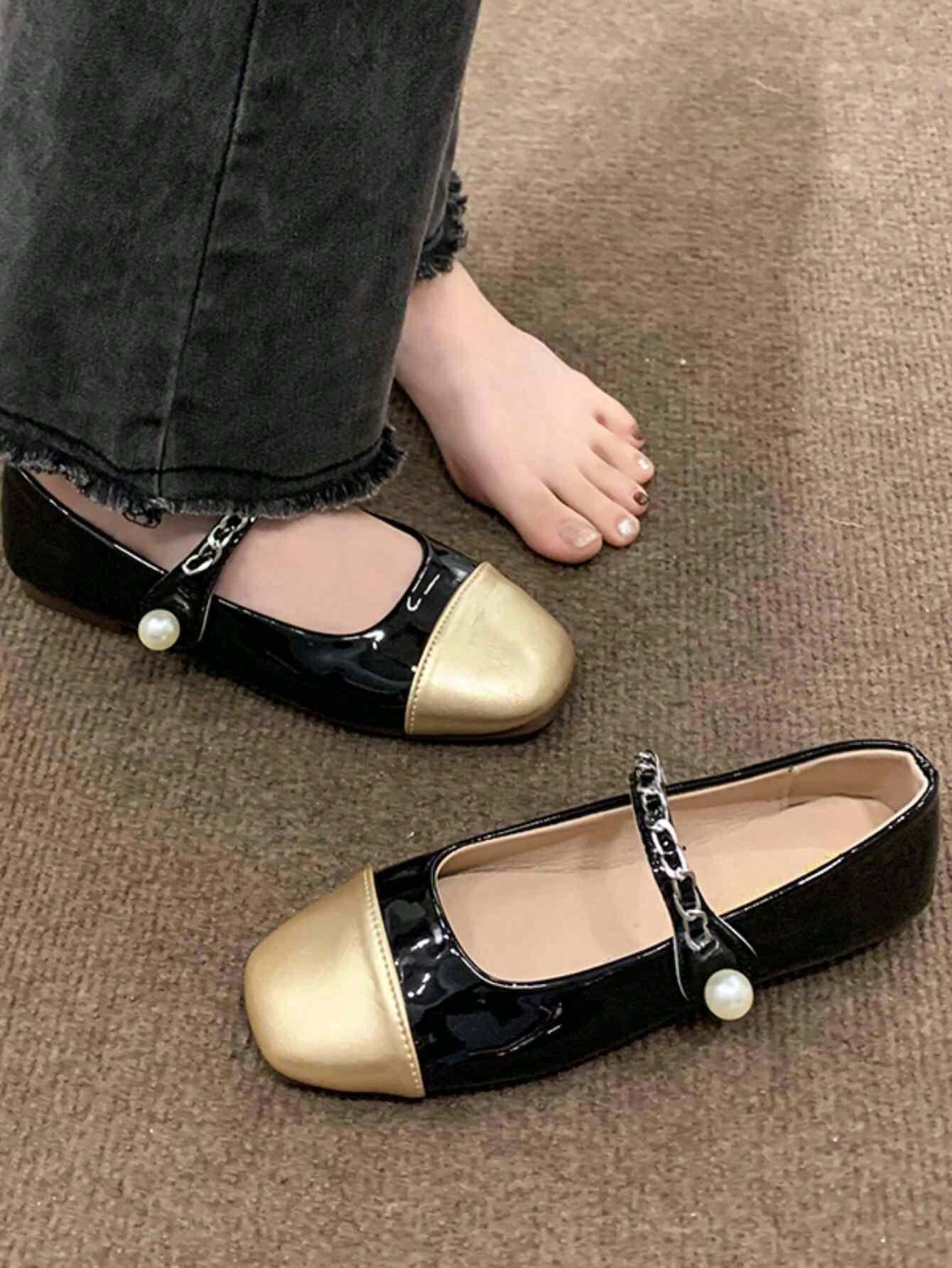 Fauna - Zapatos Planos Mary Jane De Malla Beige Beige 23 CM | Bodega