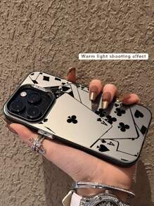 Eine stilvolle, pokerbedruckte stoßfeste Handyhülle für iPhone 11 12 13 14 11ProMax 12ProMax 13ProMax 14ProMax XR 15 15PRO 15PROMAX und Samsung-Serien.