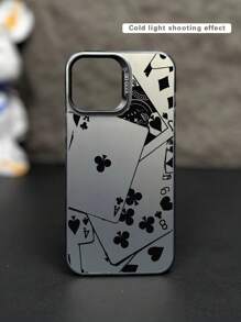 Eine stilvolle, pokerbedruckte stoßfeste Handyhülle für iPhone 11 12 13 14 11ProMax 12ProMax 13ProMax 14ProMax XR 15 15PRO 15PROMAX und Samsung-Serien.