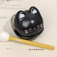 1 Máy Tính Nhỏ Bằng Gỗ Cá Giảm Căng Thẳng Để Bàn Trang Trí Để Kiểm Soát Cảm Xúc Và Thư Giãn, Đồ Chơi Phong Cách Phật Giáo - màu đen - Xem 9