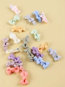 20pcs Multi-Color Baby Hair Clips Hair Accessories Without Damaging Skin Love Valentine