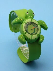 Turtle And Sea Turtle Children Lovely Watch, Personality And Fashionable Snap Watch To Learn To Recognize Time And Arabic Numeral