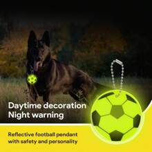 24pcs Luminous Football Pendant Keychain Reflective Keyring For Sports Enthusiasts, Suitable As Bag Pendant Or Key Holder For Men And Women Car Accessories Bag Charm Backpack For School