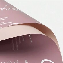 Paquete de 20 piezas de Papel de regalo impermeable con elegantes flores en dos tonos para ramos, material de empaquetado de flores - 20 unidades/paquete - Ver 15