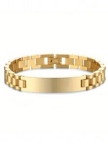 Collar de nombre tallado personalizado y con estilo para hombres y mujeres, colgante de cadena personalizado, letra clásica, pulsera de enlace de tanque de acero inoxidable personalizada, joyería de piedras preciosas de festival en conjunto para parejas, regalo para dar a novio como regalo de cumpleaños