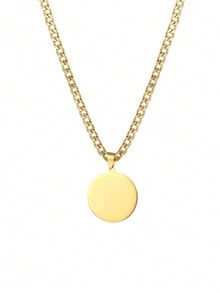 Collar de nombre tallado personalizado y con estilo para hombres y mujeres, colgante de cadena personalizado, letra clásica, pulsera de enlace de tanque de acero inoxidable personalizada, joyería de piedras preciosas de festival en conjunto para parejas, regalo para dar a novio como regalo de cumpleaños